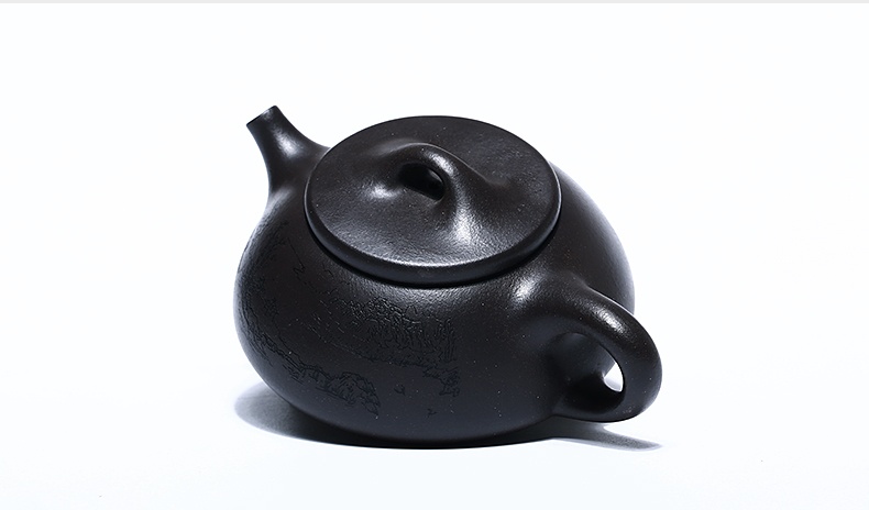 石瓢手工紫砂壺，精致典雅紫砂壺